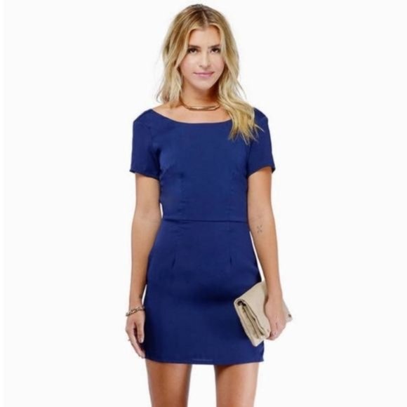 Tobi Callback Mini Dress Blue Size Small. - Picture 2 of 15